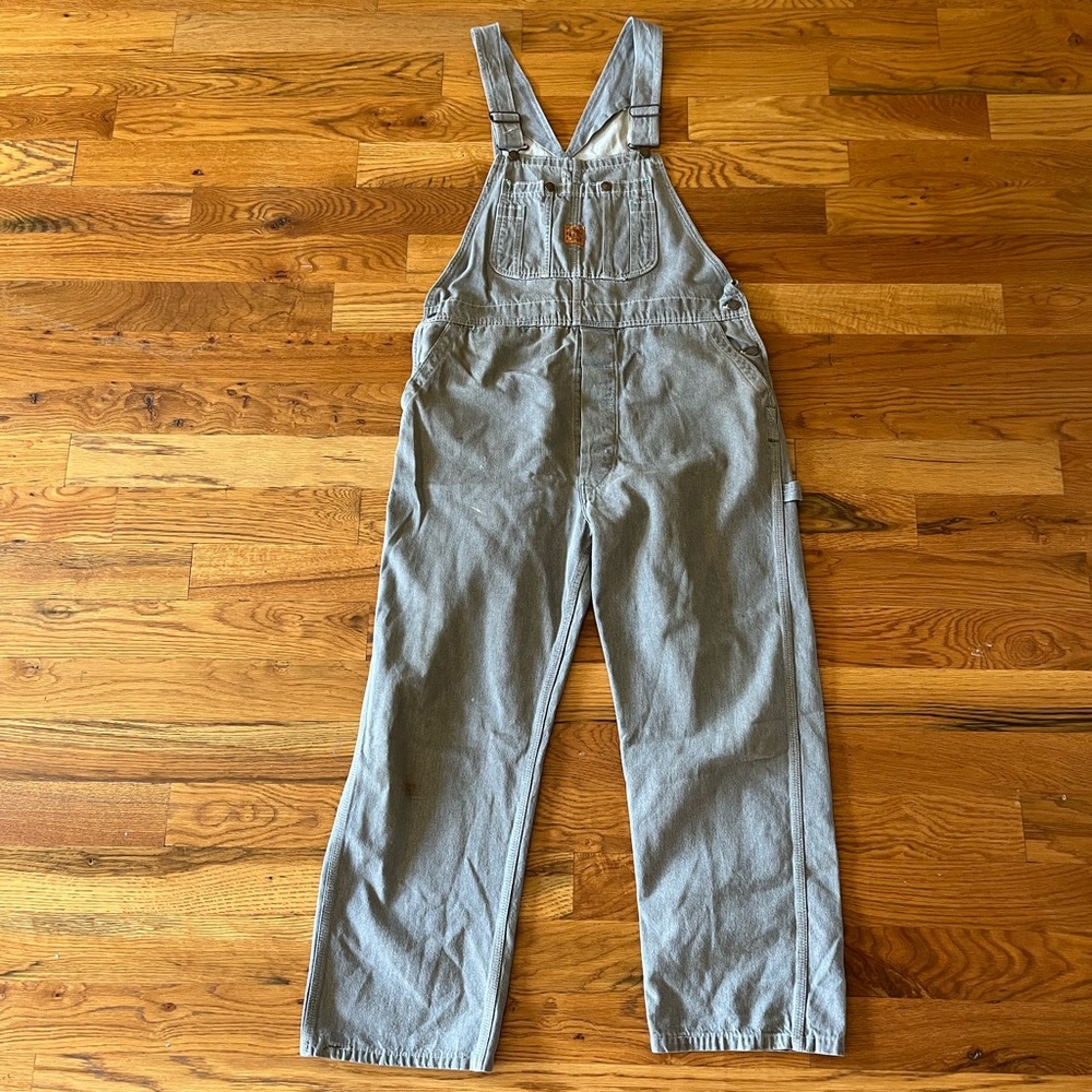 Vintage Big Ben by Wrangler Overalls Gray 38x34‎